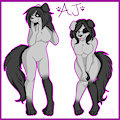 AJ Ref Commission by Serberus