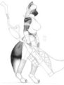 Skye Valken - Walking in Profile