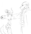 Lafitte with the Kids - Sketch