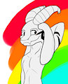 Asriel Dreemurr  by Applehusky
