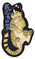 Hanging Conbadge - by Wingedwolf