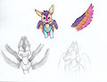I may or may not be working on making myself a fursona. by Toastedcake