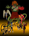 Cancer in DBZ (Toriyama) style by: The_Mike