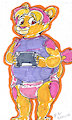 Small Sketches: Friar Wii U pad (diaper)