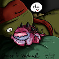 Chompy and Raphael 11-5-16 by NeiNing