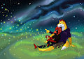 firefly galaxy by Kazhiru