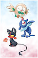 sun/moon starters by BubbleberrySanders