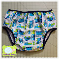 Helicopters, Trains & Automobiles Fleece Adult Diaper Cover
