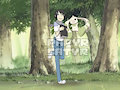Summer and Terriermon