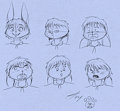[Sketchdump] 24-4-2016 - Expressions Practice - Rabbit