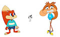 Conker and Scaredy Swap Clothes