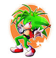Manic The Hedgehog by Bluukio