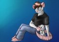 Jonnee With A Lil Tera by RabidWolfen