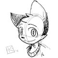 Kay bust [sketch] by Kaydafox