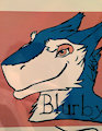 Blurby badge(giftart)