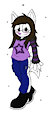 Furley with updated outfit :3 by FriskeyFurley