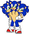 CerberuSonic the Hedgehog by HeartinaRosebud