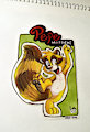 Pepe mapache badge.