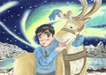 'Blitzen and me'  by WateryOtter10Gr