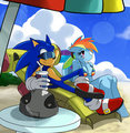 MLPxSTH: Sonic and Dash  by sssonic2