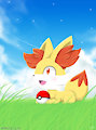Having fun with Fennekin