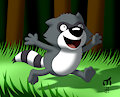 Scootch Runs Free by Amidnarasu