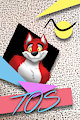 80s badge Tos redwuff by Nightfox7