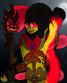 "Do not deny the inevitable. Follow me to the underworld!"
