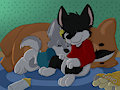 Sleepover by BaltNWolf