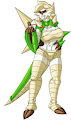 Anthro Chesnaught by ForbiddenKnights2