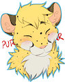 Purry telegram sticker, by PyroPaws