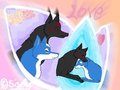 Relaxing together. by OdinFury