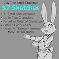 [CLOSED] Iron Artist Sketch Sale