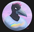  Retro Wave Raven