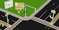 Selene Blackcat Blvd / Dashie Blvd (Selene Blackcat City, PA) [Jlong Cities Project]