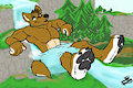 Nature's jacuzzi for macro wolgers! by JDPuppy