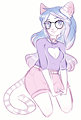 pretty kitty. by LilPeachyPup