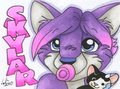 Baby Skylar badge by Michelle Light