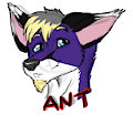 Ant's headshot by DarkBlueAnt