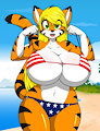 Busty Bikini by TabyKat