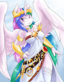 Celestia Dressed as Palutena by Ambris