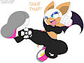 Rouge - Neat Kicking Bat by Habbodude