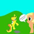 Applejack Meets Zizpee