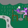 Lunch in the Rain by MasterMarik