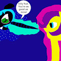Nightmare Moon Corrupts Bon Bon