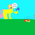 Fluttershy's Too Loud Cheer