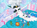 Midna meets Flurry Heart by BlazeHeartPanther