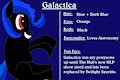 My OC Pony Galactica Bio