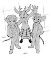 Patrick, Dae, and Vinne by daedalus