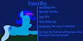 My OC Pony Tropical Blue Bio